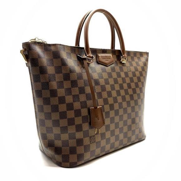 Louis Vuitton Belmont Damier Handbag Tote Shoulder Bag 2way Zipper - Picture 2 of 8